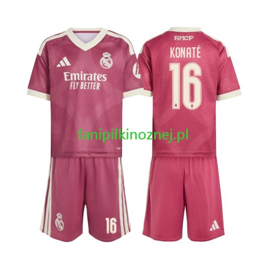 Koszulka Real Madryt Ibrahima Konate 16 2026-2027 Trzeci Krótkie Rękawy ,Dziecięca