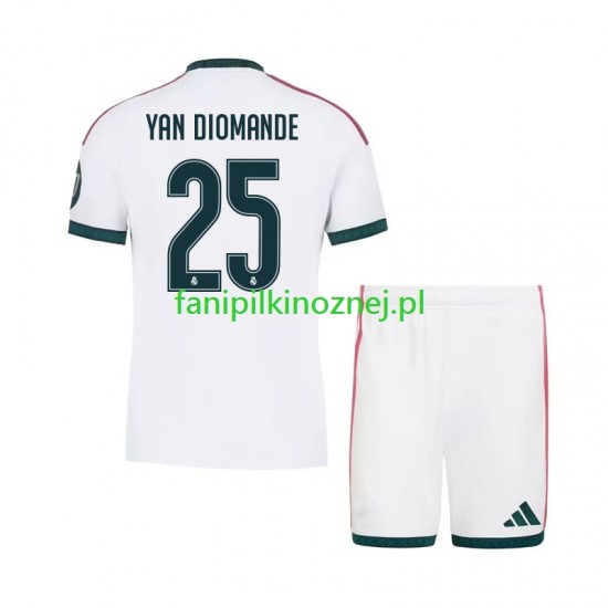 Koszulka Real Madryt Yan Diomande 25 2026-2027 Domowa Krótkie Rękawy ,Dziecięca