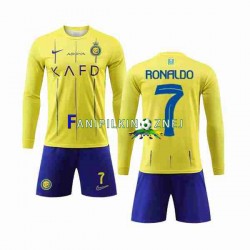 Koszulka Al-Nassr Cristiano Ronaldo 7 2023-2024 Domowa Długie Rękawy ,Dziecięca