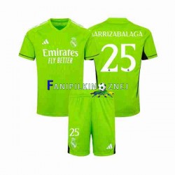 Koszulka Real Madryt Kepa Arrizabalaga 25 Bramkarska 2023-2024 Domowa Krótkie Rękawy ,Dziecięca