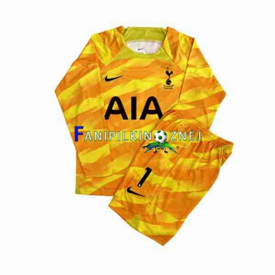 Koszulka Tottenham Hotspur Pomarańczowy Hugo Bramkarska 2023-2024 Wyjazdowa Długie Rękawy ,Dziecięca