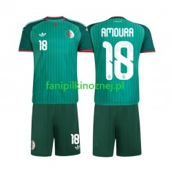 Koszulka Reprezentacji Algierii Mohamed Amoura 18 2026 Wyjazdowa Krótkie Rękawy ,Dziecięca Koszulka Reprezentacji Algierii Mohamed Amoura 18 2026 Wyjazdowa Krótkie Rękawy ,Dziecięca