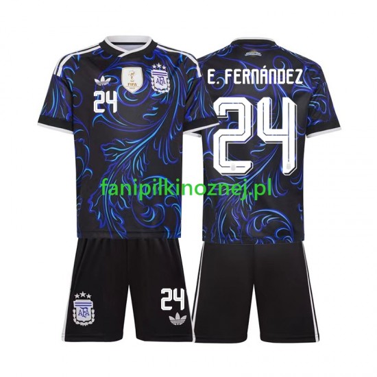 Koszulka Reprezentacji Argentyny Enzo Fernandez 24 Mistrzostwa Świata 2026 Wyjazdowa Krótkie Rękawy ,Dziecięca