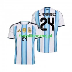 Koszulka Reprezentacji Argentyny Enzo Fernandez 24 Mistrzostwa Świata 2026 Domowa Krótkie Rękawy ,Męska Koszulka Reprezentacji Argentyny Enzo Fernandez 24 Mistrzostwa Świata 2026 Domowa Krótkie Rękawy ,Męska