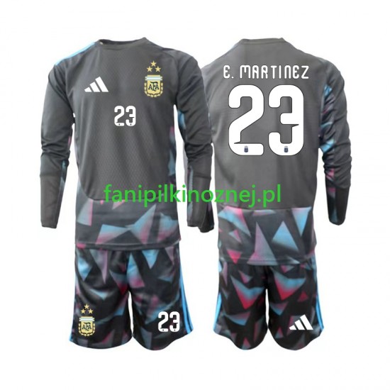 Koszulka Reprezentacji Argentyny Emiliano Martinez 23 Bramkarska Mistrzostwa Świata 2026 Domowa Długie Rękawy ,Dziecięca