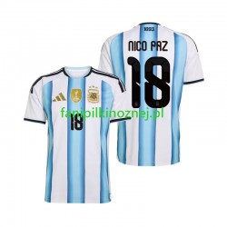 Koszulka Reprezentacji Argentyny Nico Paz 18 Mistrzostwa Świata 2026 Domowa Krótkie Rękawy ,Męska Koszulka Reprezentacji Argentyny Nico Paz 18 Mistrzostwa Świata 2026 Domowa Krótkie Rękawy ,Męska