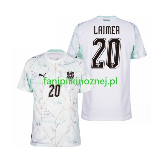 Koszulka Reprezentacji Austrii Konrad Laimer 20 Mistrzostwa Świata 2026 Wyjazdowa Krótkie Rękawy ,Męska Koszulka Reprezentacji Austrii Konrad Laimer 20 Mistrzostwa Świata 2026 Wyjazdowa Krótkie Rękawy ,Męska
