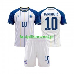 Koszulka Bosnia Herzegovina Ermedin Demirovic 10 Mistrzostwa Świata 2026 Wyjazdowa Krótkie Rękawy ,Dziecięca Koszulka Bosnia Herzegovina Ermedin Demirovic 10 Mistrzostwa Świata 2026 Wyjazdowa Krótkie Rękawy ,Dziecięca