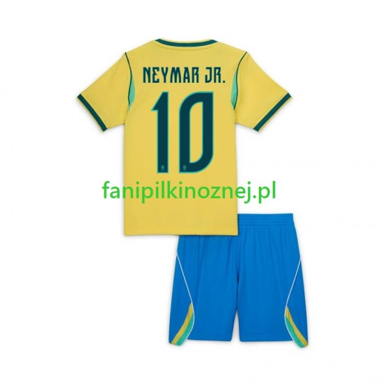 Koszulka Reprezentacji Brazylii Neymar JR 10 Mistrzostwa Świata 2026 Domowa Krótkie Rękawy ,Dziecięca Koszulka Reprezentacji Brazylii Neymar JR 10 Mistrzostwa Świata 2026 Domowa Krótkie Rękawy ,Dziecięca