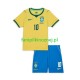 Koszulka Reprezentacji Brazylii Neymar JR 10 Mistrzostwa Świata 2026 Domowa Krótkie Rękawy ,Dziecięca