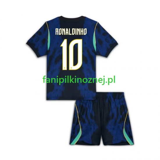 Koszulka Reprezentacji Brazylii Ronaldinho 10 Mistrzostwa Świata 2026 Wyjazdowa Krótkie Rękawy ,Dziecięca Koszulka Reprezentacji Brazylii Ronaldinho 10 Mistrzostwa Świata 2026 Wyjazdowa Krótkie Rękawy ,Dziecięca