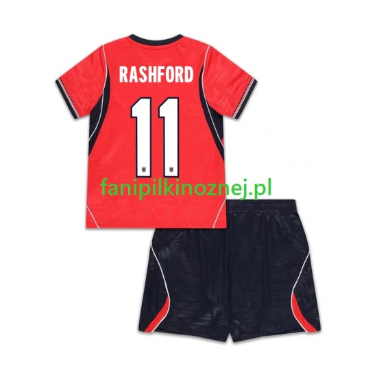 Koszulka Reprezentacji Anglii Marcus Rashford 11 Mistrzostwa Świata 2026 Wyjazdowa Krótkie Rękawy ,Dziecięca Koszulka Reprezentacji Anglii Marcus Rashford 11 Mistrzostwa Świata 2026 Wyjazdowa Krótkie Rękawy ,Dziecięca