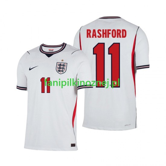 Koszulka Reprezentacji Anglii Marcus Rashford 11 Mistrzostwa Świata 2026 Domowa Krótkie Rękawy ,Męska