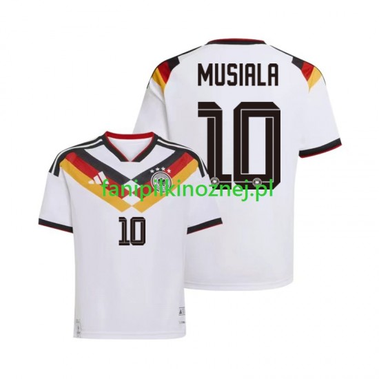 Koszulka Reprezentacji Niemiec Jamal Musiala 10 Mistrzostwa Świata 2026 Domowa Krótkie Rękawy ,Męska Koszulka Reprezentacji Niemiec Jamal Musiala 10 Mistrzostwa Świata 2026 Domowa Krótkie Rękawy ,Męska