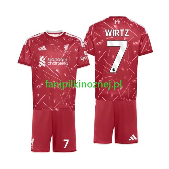Koszulka Liverpool Florian Wirtz 7 2026-2027 Domowa Krótkie Rękawy ,Dziecięca