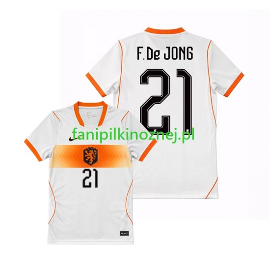 Koszulka Reprezentacji Holandii Frenkie de Jong 21 Mistrzostwa Świata 2026 Wyjazdowa Krótkie Rękawy ,Męska