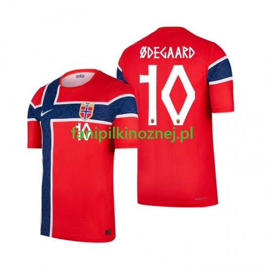 Koszulka Reprezentacji Norwegii Martin Odegaard 10 Mistrzostwa Świata 2026 Domowa Krótkie Rękawy ,Męska Koszulka Reprezentacji Norwegii Martin Odegaard 10 Mistrzostwa Świata 2026 Domowa Krótkie Rękawy ,Męska
