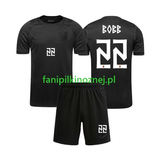 Koszulka Reprezentacji Norwegii Oscar Bobb 22 Mistrzostwa Świata 2026 Wyjazdowa Krótkie Rękawy ,Dziecięca