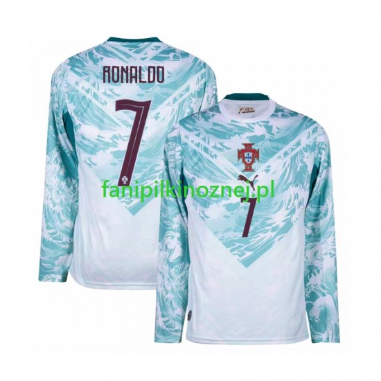 Koszulka Reprezentacji Portugalii Cristiano Ronaldo 7 Mistrzostwa Świata 2026 Wyjazdowa Długie Rękawy ,Męska