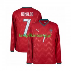 Koszulka Reprezentacji Portugalii Cristiano Ronaldo 7 Mistrzostwa Świata 2026 Domowa Długie Rękawy ,Męska Koszulka Reprezentacji Portugalii Cristiano Ronaldo 7 Mistrzostwa Świata 2026 Domowa Długie Rękawy ,Męska