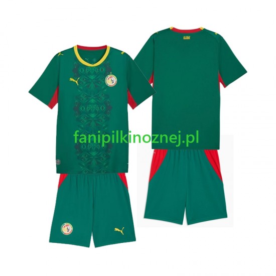 Koszulka Reprezentacji Senegalu 2026 2027 Wyjazdowa Krótkie Rękawy ,Dziecięca