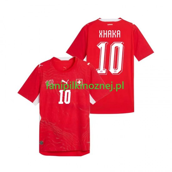 Koszulka Reprezentacji Szwajcarii Granit Xhaka 10 Mistrzostwa Świata 2026 Domowa Krótkie Rękawy ,Męska Koszulka Reprezentacji Szwajcarii Granit Xhaka 10 Mistrzostwa Świata 2026 Domowa Krótkie Rękawy ,Męska