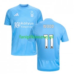 Koszulka Nottingham Forest Chris Wood 11 2024-2025 Trzeci Krótkie Rękawy ,Męska