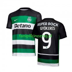 Koszulka Sporting CP Gyokeres 9 2024-2025 Domowa Krótkie Rękawy ,Męska