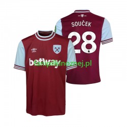 Koszulka West Ham United SOUCEK 28 2024-2025 Domowa Krótkie Rękawy ,Męska