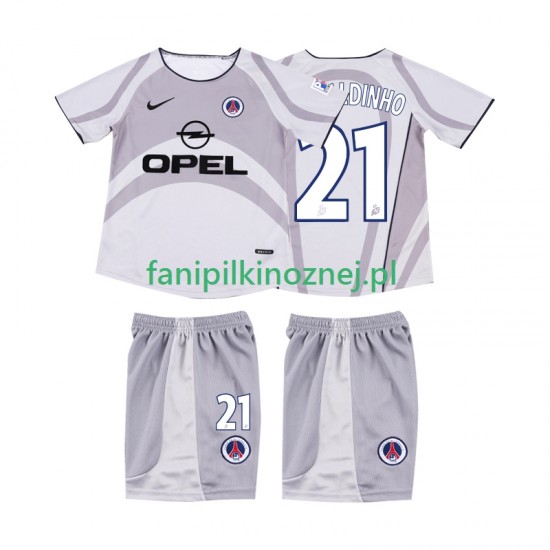 Koszulka AC Milan RONALDINHO 21 2001 Retro 2002 Wyjazdowa Krótkie Rękawy ,Dziecięca