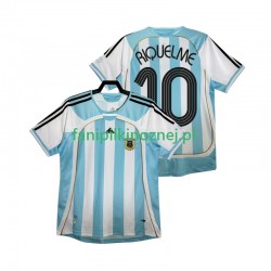 Koszulka Reprezentacji Argentyny RIQUELME 10 Retro 2006 Domowa Krótkie Rękawy ,Męska