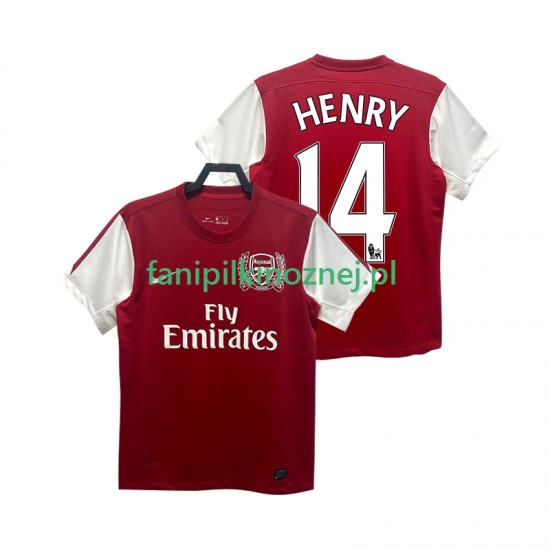 Koszulka Arsenal HENRY 14 2012 Retro 2011 Domowa Krótkie Rękawy ,Męska