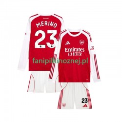 Koszulka Arsenal Merino 23 2025-2026 Domowa Długie Rękawy ,Dziecięca