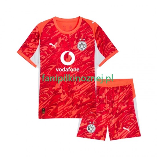 Koszulka Borussia Dortmund Bramkarska 2025-2026 Wyjazdowa Krótkie Rękawy ,Dziecięca
