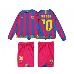 Koszulka FC Barcelona Lionel Messi 10 2005 Retro 2006 Domowa Długie Rękawy ,Dziecięca