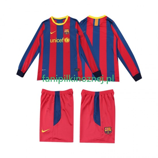 Koszulka FC Barcelona Retro 2011 2010 Domowa Długie Rękawy ,Dziecięca