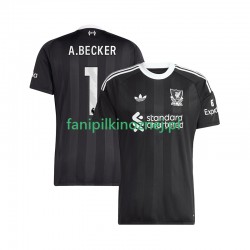 Koszulka Liverpool Alisson Becker 1 Bramkarska 2025-2026 Czwarty Krótkie Rękawy ,Męska