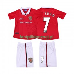 Koszulka Manchester United BECKHAM 7 2000 Retro 1999 Domowa Krótkie Rękawy ,Dziecięca