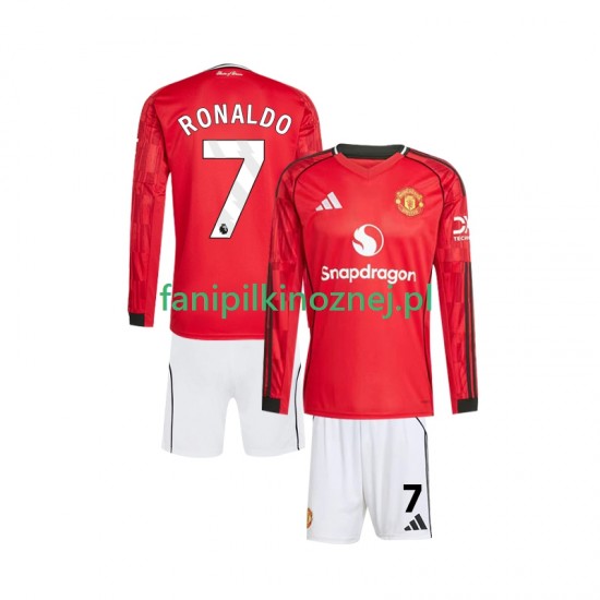Koszulka Manchester United Cristiano Ronaldo 7 2025-2026 Domowa Długie Rękawy ,Dziecięca