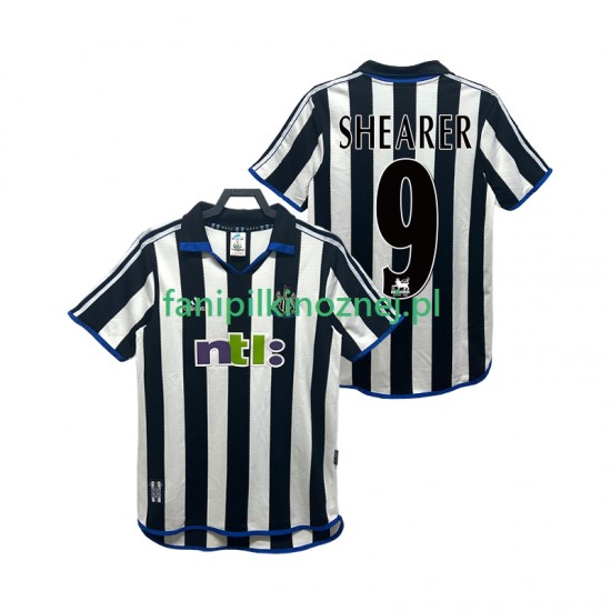Koszulka Newcastle United SHEARER 9 2000 2001 Retro Domowa Krótkie Rękawy ,Męska