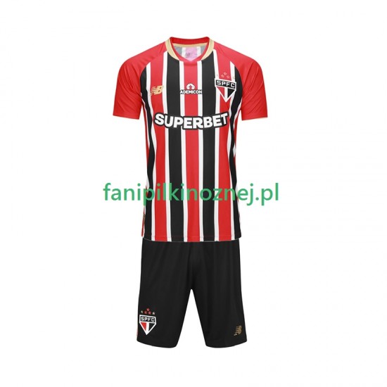 Koszulka Sao Paulo 2025-2026 Wyjazdowa Krótkie Rękawy ,Dziecięca