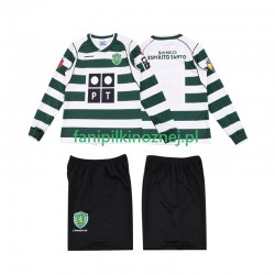 Koszulka Sporting CP 2001 2003 Retro Domowa Długie Rękawy ,Dziecięca