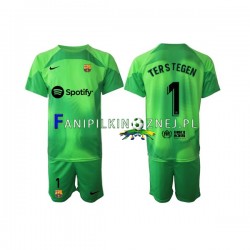 Koszulka FC Barcelona Ter Stegen 1 Bramkarska 2022-2023 Domowa Krótkie Rękawy ,Dziecięca