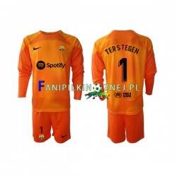 Koszulka FC Barcelona Ter Stegen 1 Bramkarska 2022-2023 Trzeci Długie Rękawy ,Dziecięca