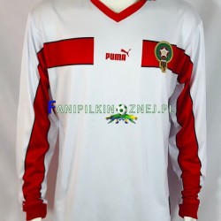 Koszulka Reprezentacji Maroka Retro 1998 Wyjazdowa Długie Rękawy ,Męska
