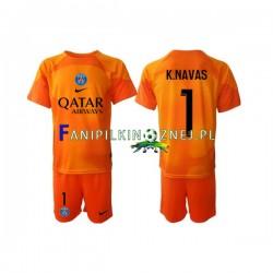 Koszulka Paris Saint-Germain Keylor Navas 1 Bramkarska 2022-2023 Wyjazdowa Krótkie Rękawy ,Dziecięca
