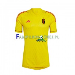 Koszulka Reprezentacji Belgii Bramkarska Mistrzostwa Świata 2022 Wyjazdowa Krótkie Rękawy ,Męska