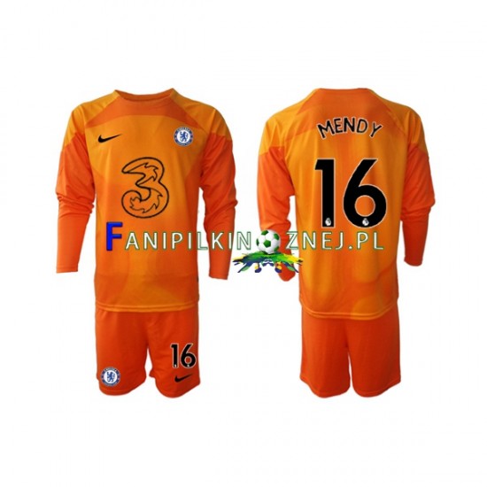 Koszulka Chelsea Edouard Mendy 16 Bramkarska 2022-2023 Domowa Długie Rękawy ,Dziecięca Koszulka Chelsea Edouard Mendy 16 Bramkarska 2022-2023 Domowa Długie Rękawy ,Dziecięca