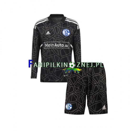 Koszulka Schalke 04 FC Bramkarska 2022-2023 Domowa Długie Rękawy ,Dziecięca