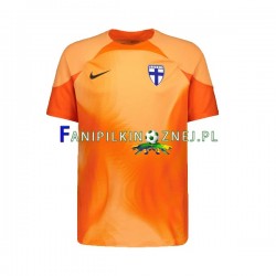 Koszulka Reprezentacji Finlandii Bramkarska 2022-2023 Domowa Krótkie Rękawy ,Męska